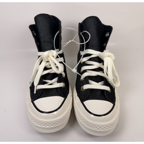 Converse Chuck 70 Taylor Denim Black High Top Sneakers 5M / 7W A11735C - Picture 6 of 11